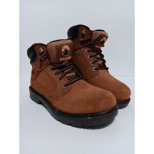 Brahma Men's Brown Waterproof   Work Boots   Leather Sz 9W